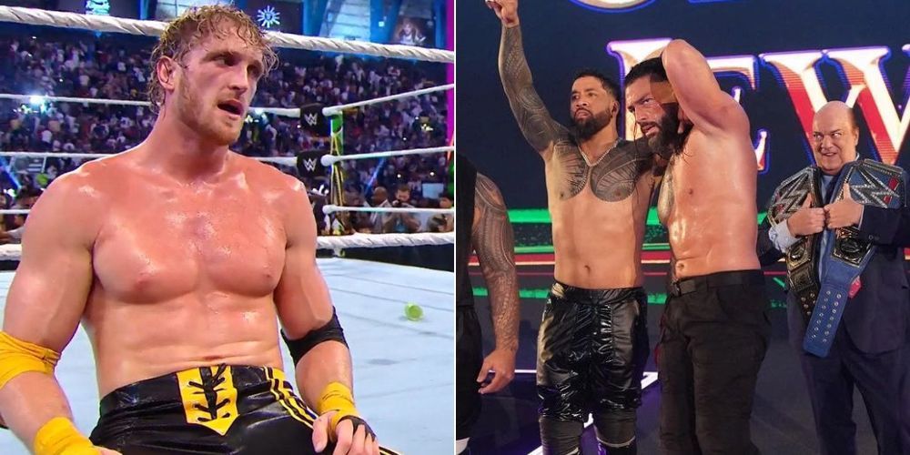 Roman Reigns beat Logan Paul at Crown Jewel