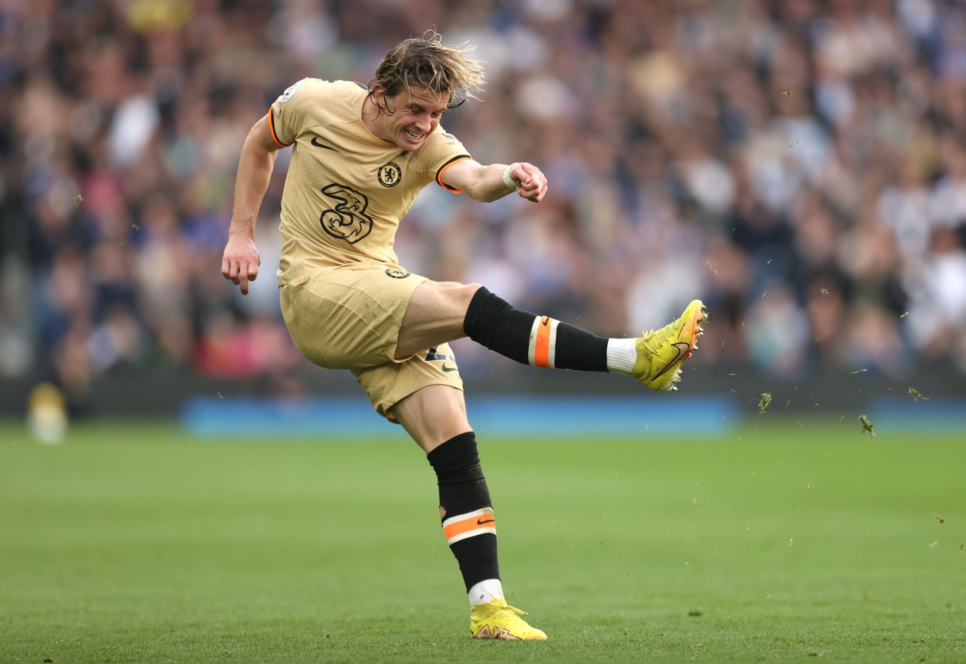 Conor Gallagher in action v Brighton in the Premier League