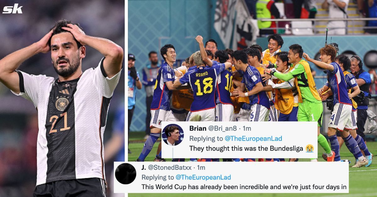 Twitter erupted as Germany lost to Japan in the 2022 FIFA World Cup