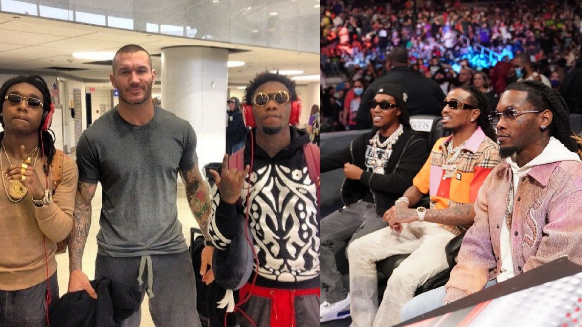 WWE Superstar Randy Orton with Migos