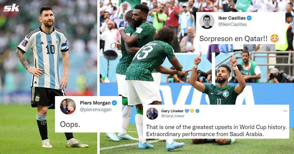 The football community was full of praise for Saudi Arabia after their win over Argentina.