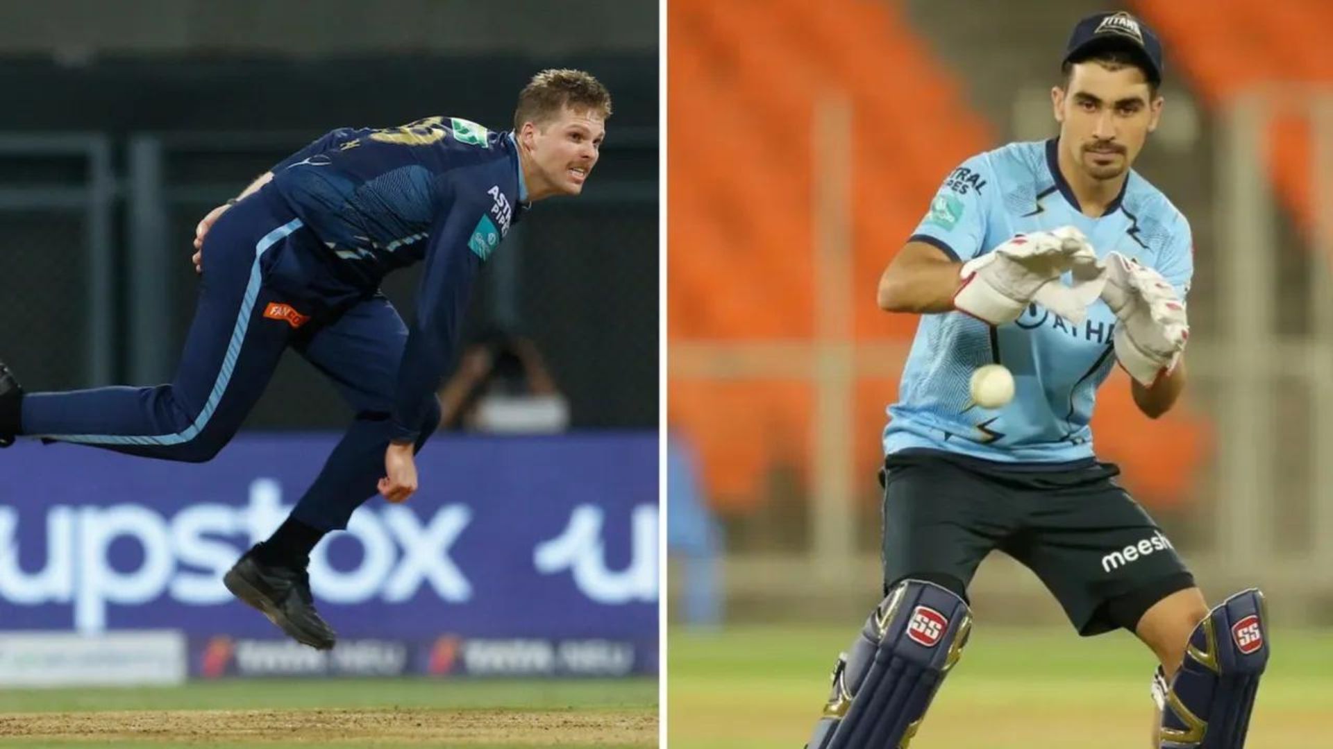 Lockie Ferguson (L) &amp; Rahmanullah Gurbaz (P.C.:IPLT20.com)