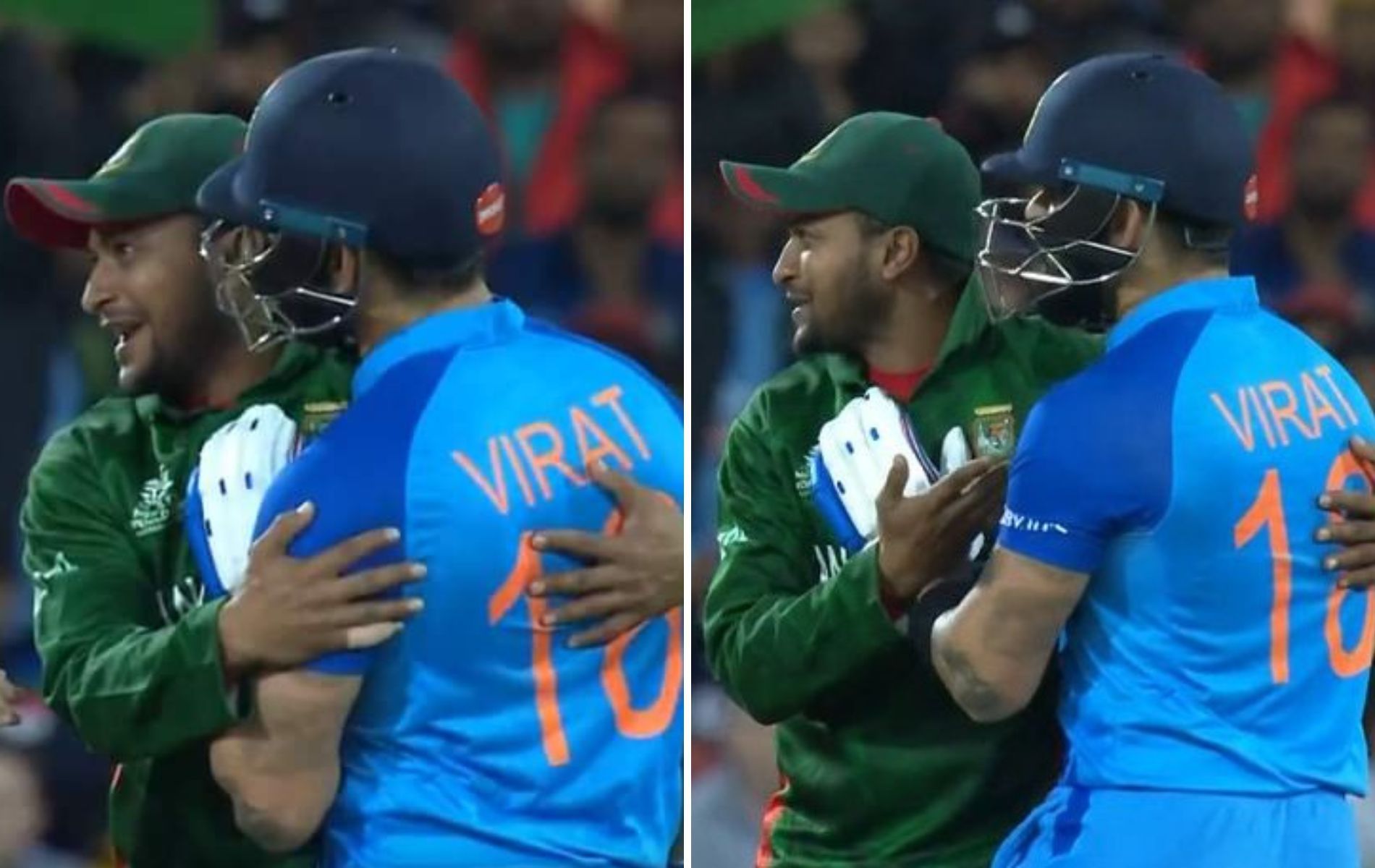 Virat Kohli struck a fine half-century against Bangladesh. (Pics: Disney+Hotstar)