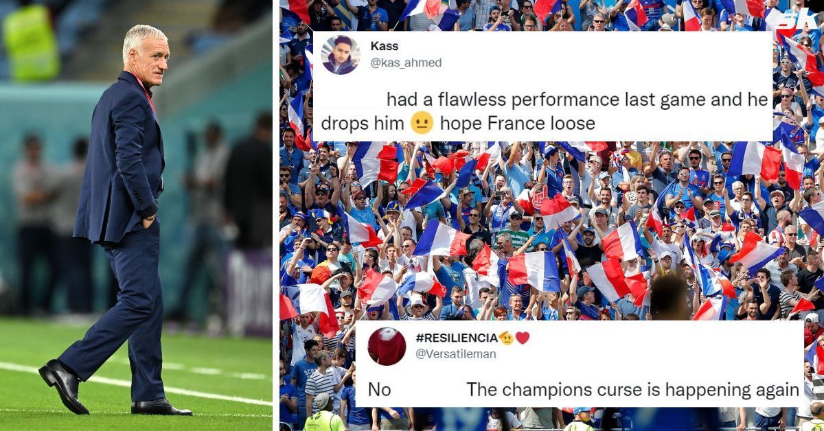 Fans fume as France drop &lsquo;flawless&rsquo; performer to the bench for game against Denmark