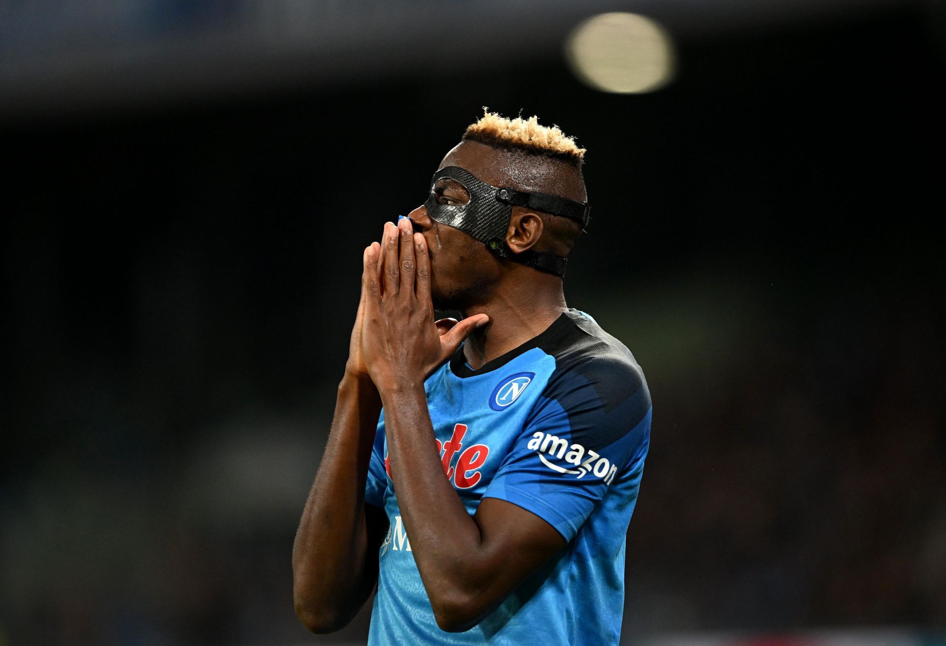 Osimhen has nine Serie A goals this season for Napoli