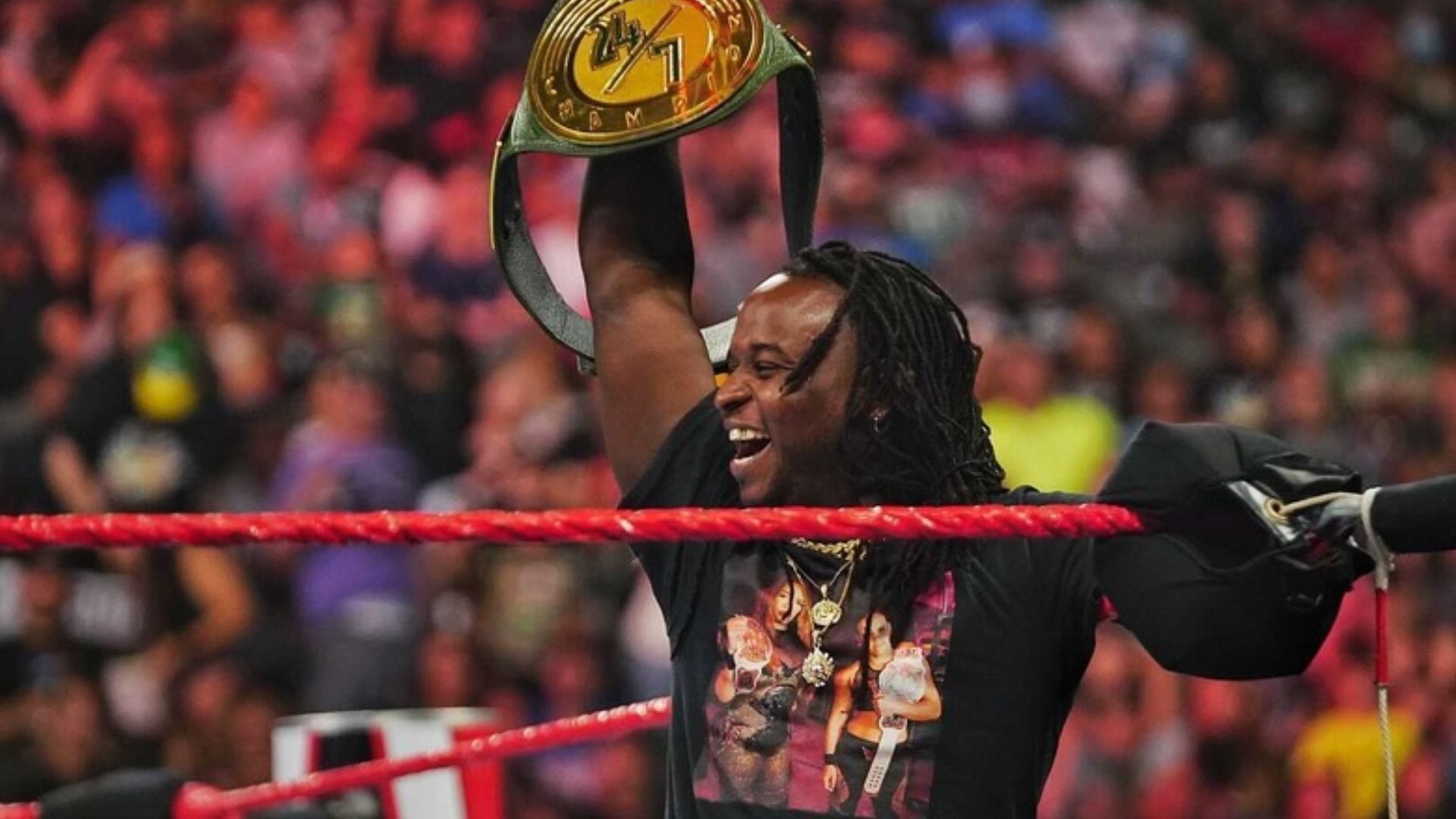 Reggie is a four-time WWE 24/7 Champion.