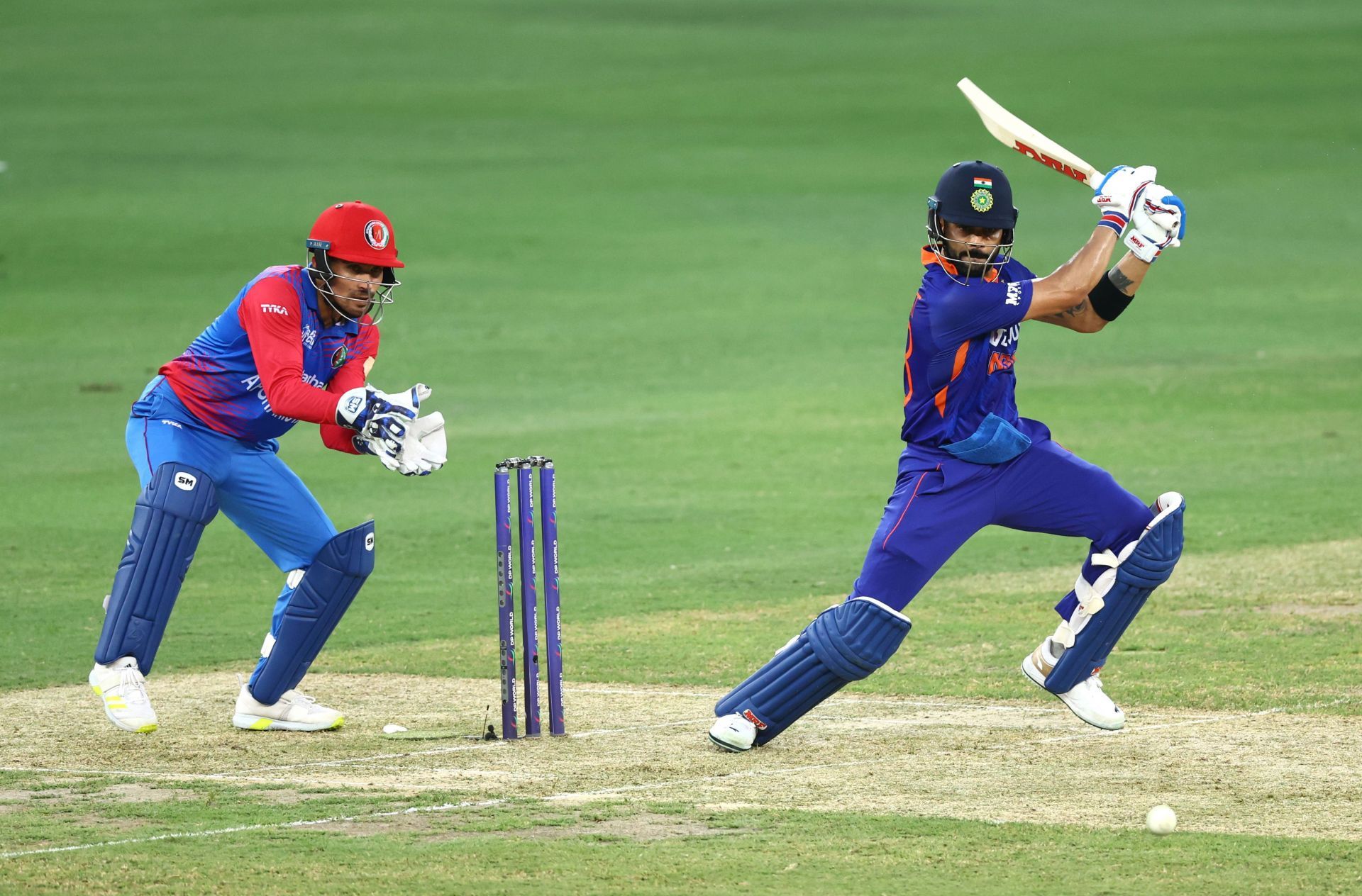 The former India captain broke his century drought during the Asia Cup 2022 clash against Afghanistan. Pic: Getty Images