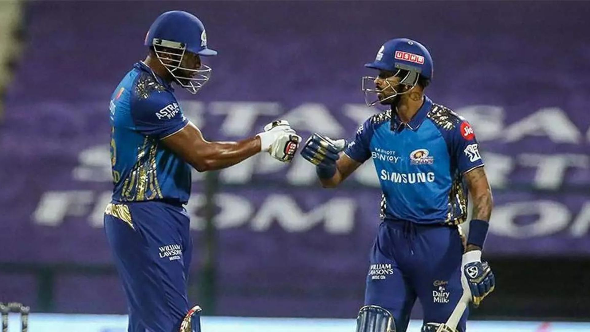 Kieron Pollard (L) and Hardik Pandya were the true engine room of MI