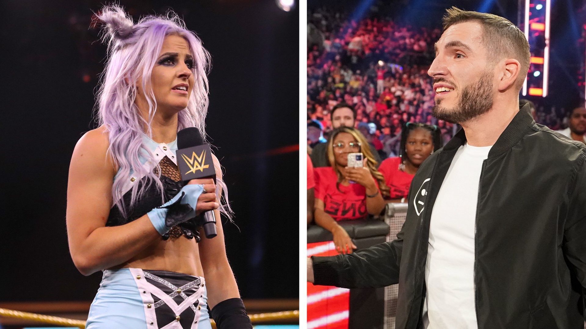 Candice LeRae and Johnny Gargano are both RAW stars