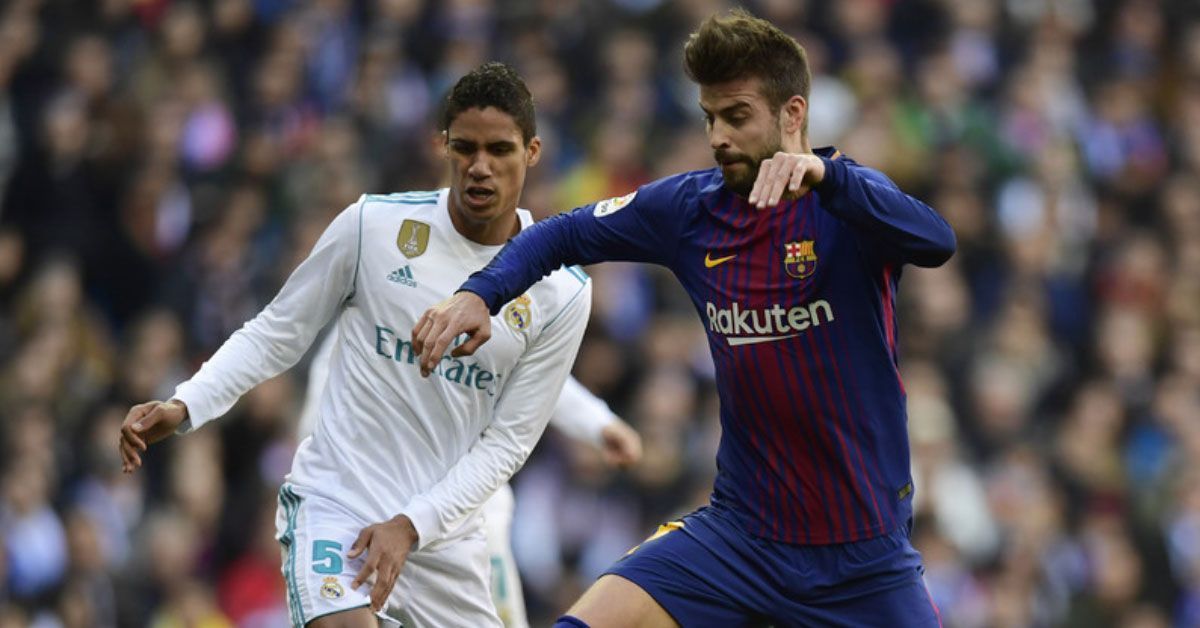 Manchester United star Raphael Varane sends message to Barcelona legend Gerard Pique