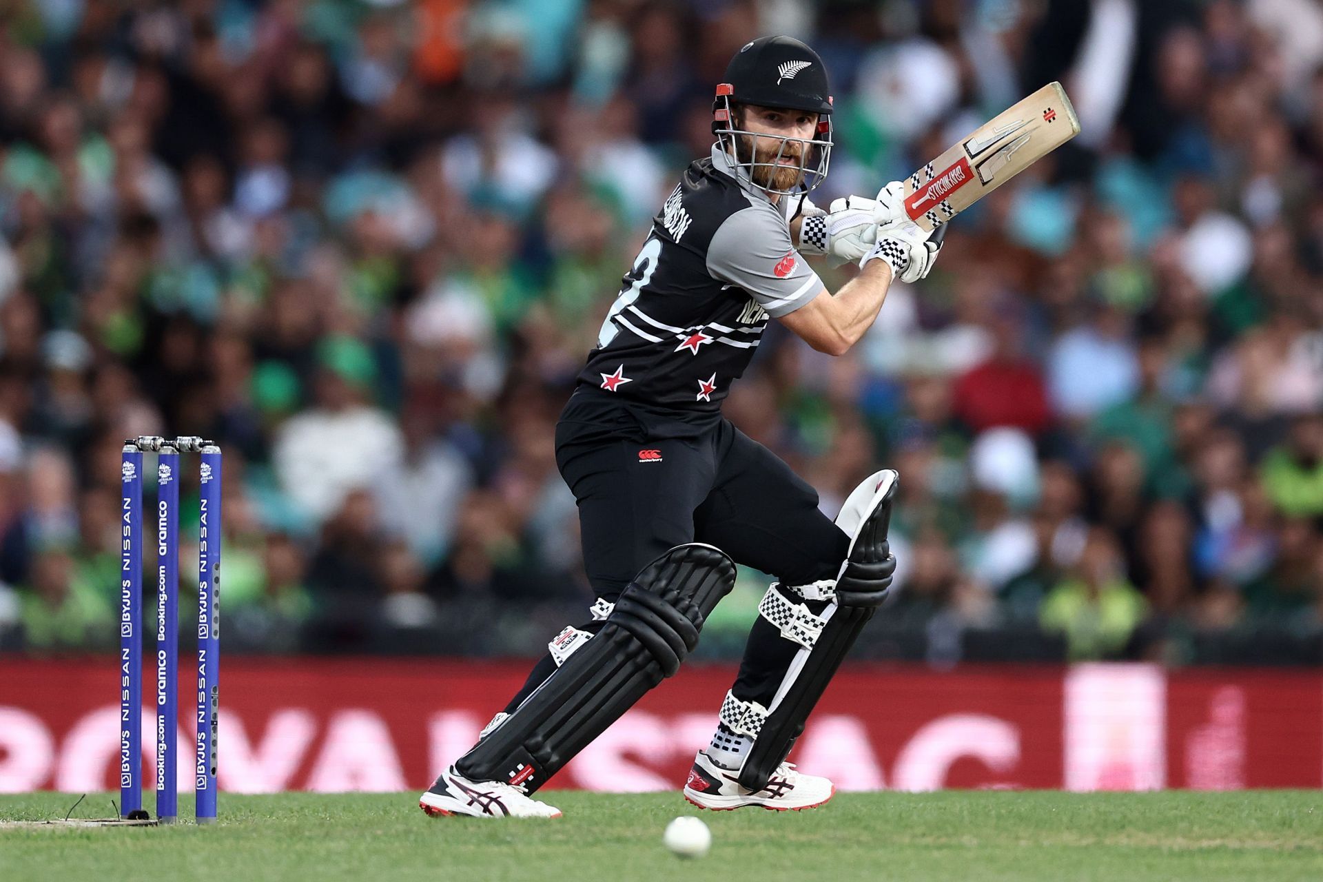 Kane Williamson scored a sluggish 42-ball 46. (Credits: Twitter)