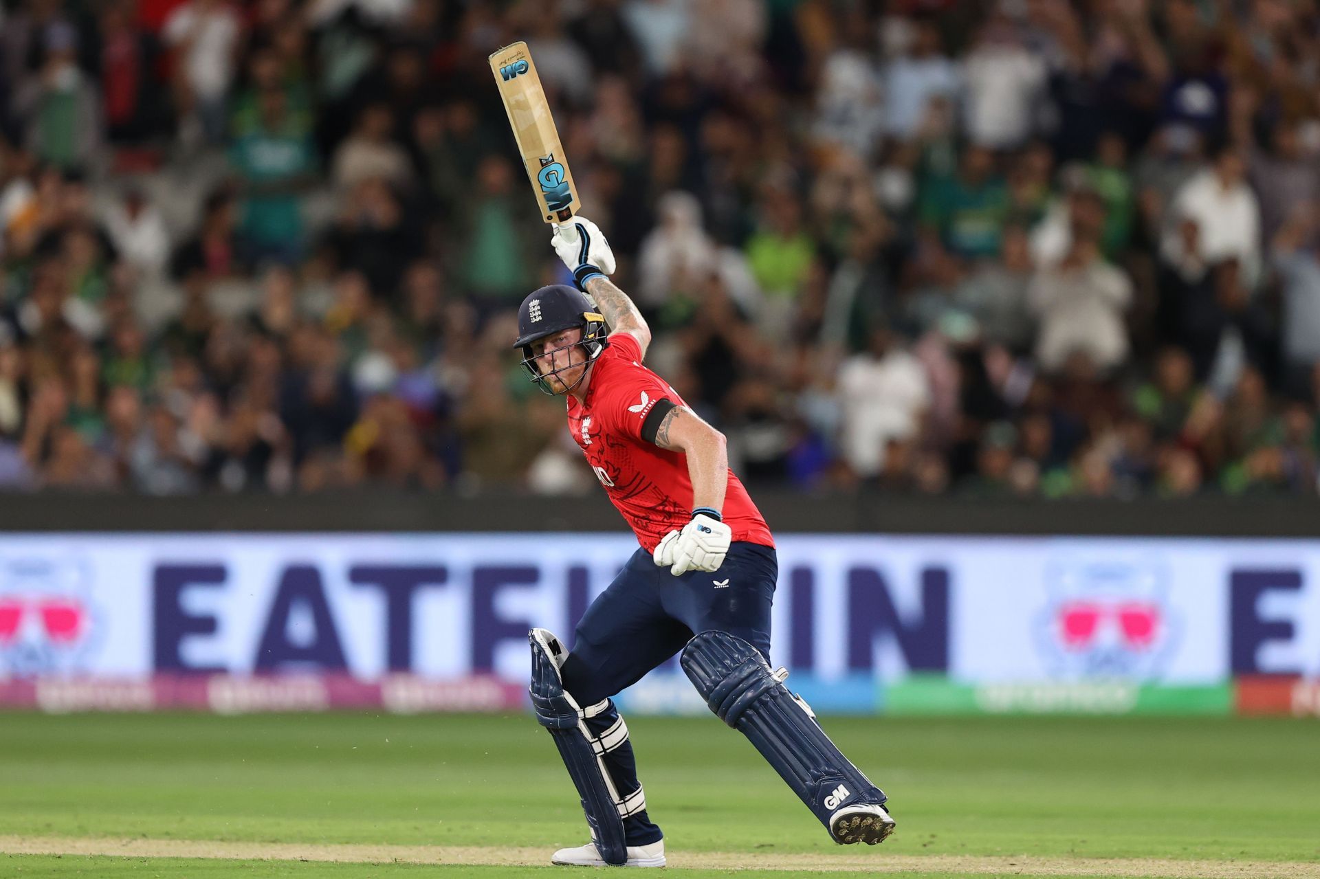 Ben Stokes stayed unbeaten at 52 off 49 balls. (Credits: Getty)