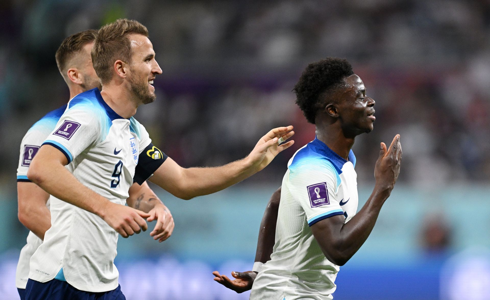 Saka scored two sublime strikes on his first FIFA World Cup debut