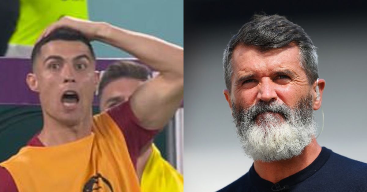 Manchester United legend Roy Keane jokes after Cristiano Ronaldo