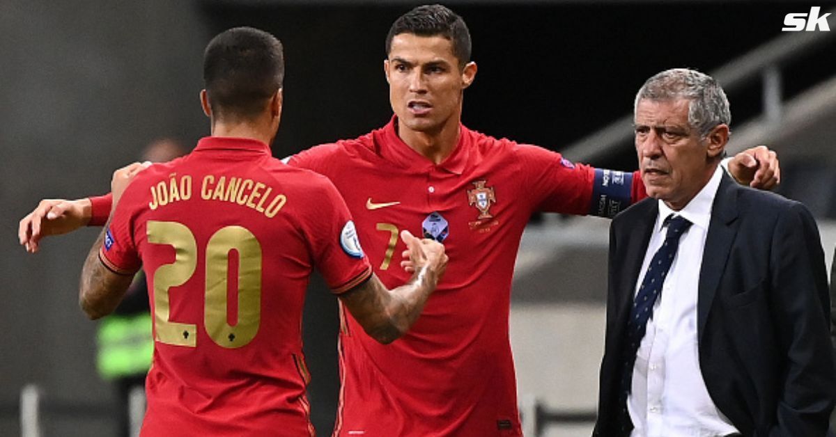 Cristiano Ronaldo caught trying to appease Joao Cancelo