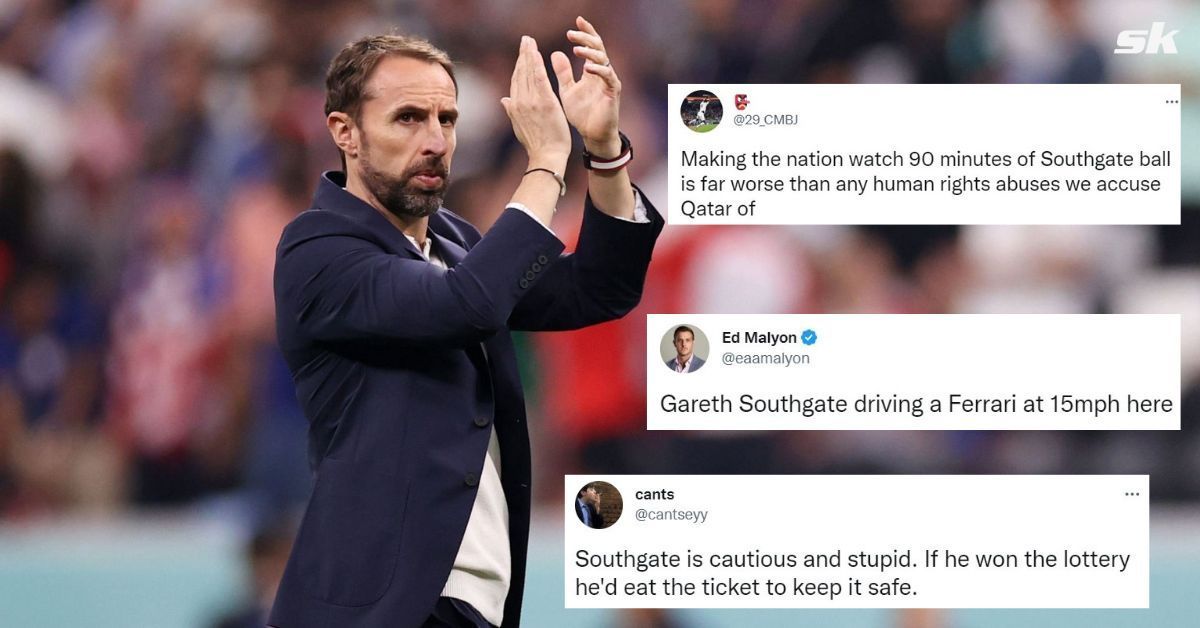 Fans trolled England manager Gareth Southgate during the 2022 FIFA World Cup