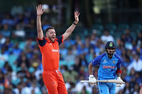 Paul van Meekeren dismissed KL Rahul in the Netherlands' T20 World Cup clash against India.