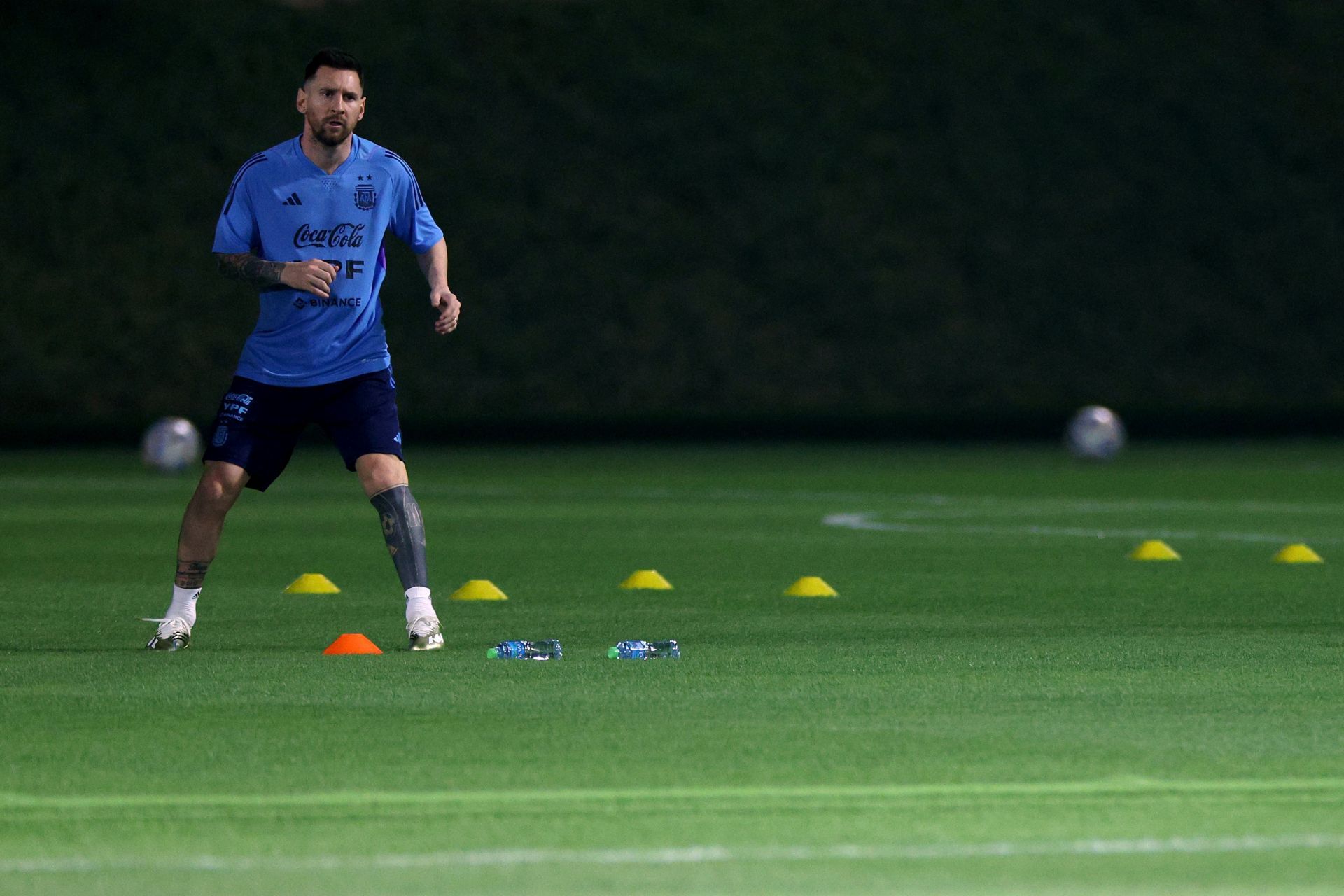 Argentina Training and Press Conference - 2022 FIFA World Cup Qatar: Lionel Messi.