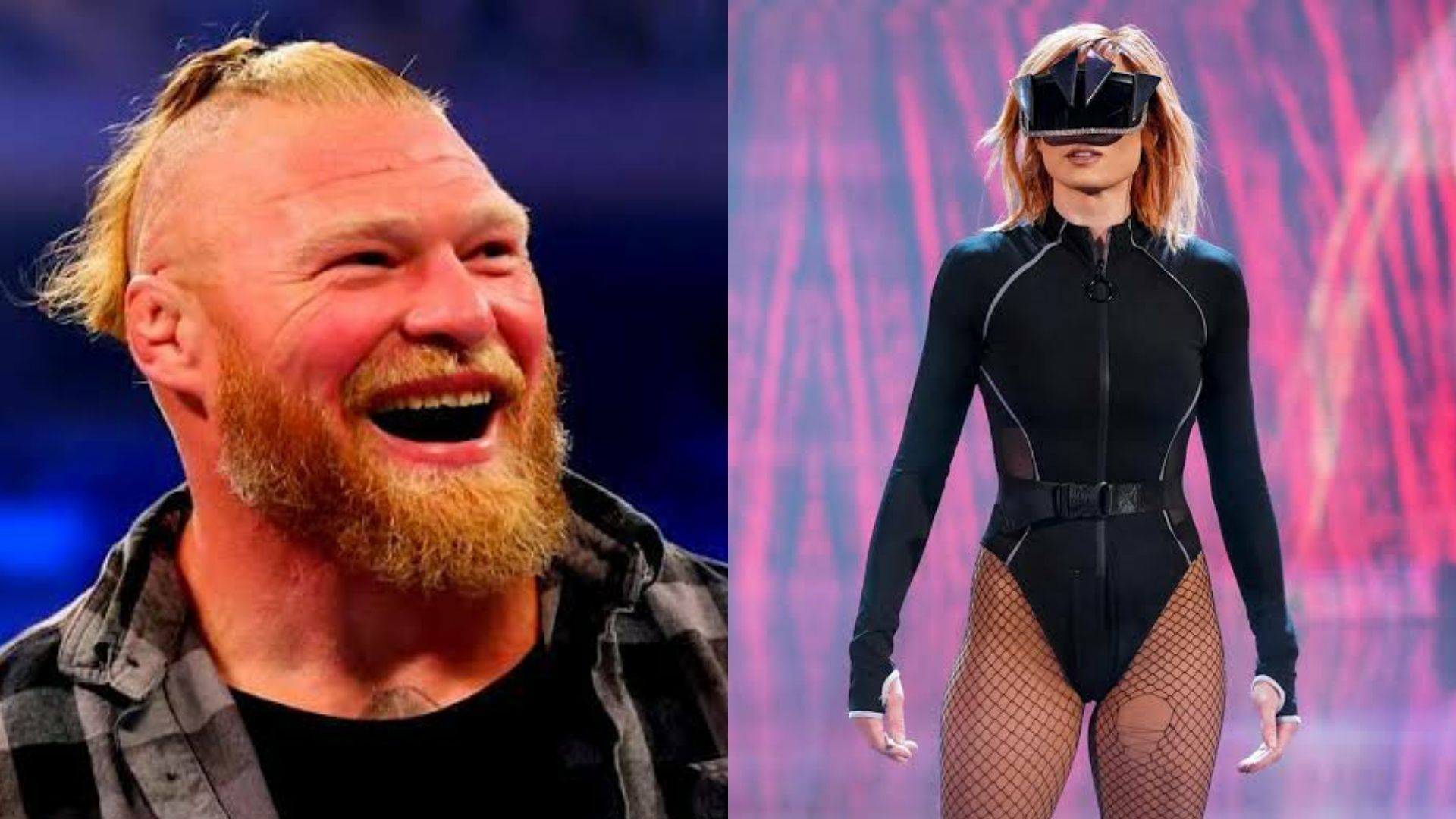 Brock Lesnar(Left); Becky Lynch(Right)