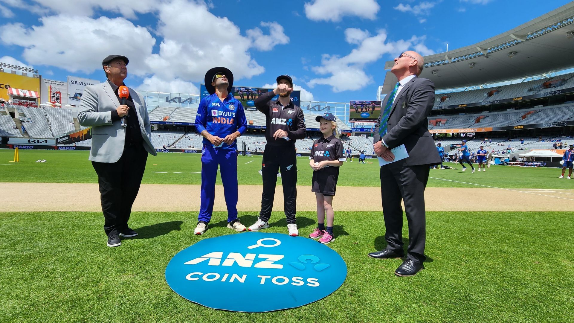 NZ vs IND - 1st ODI Auckland Toss 