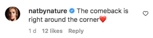 The veteran WWE Superstar commented on Sloane Jacobs post regarding her release