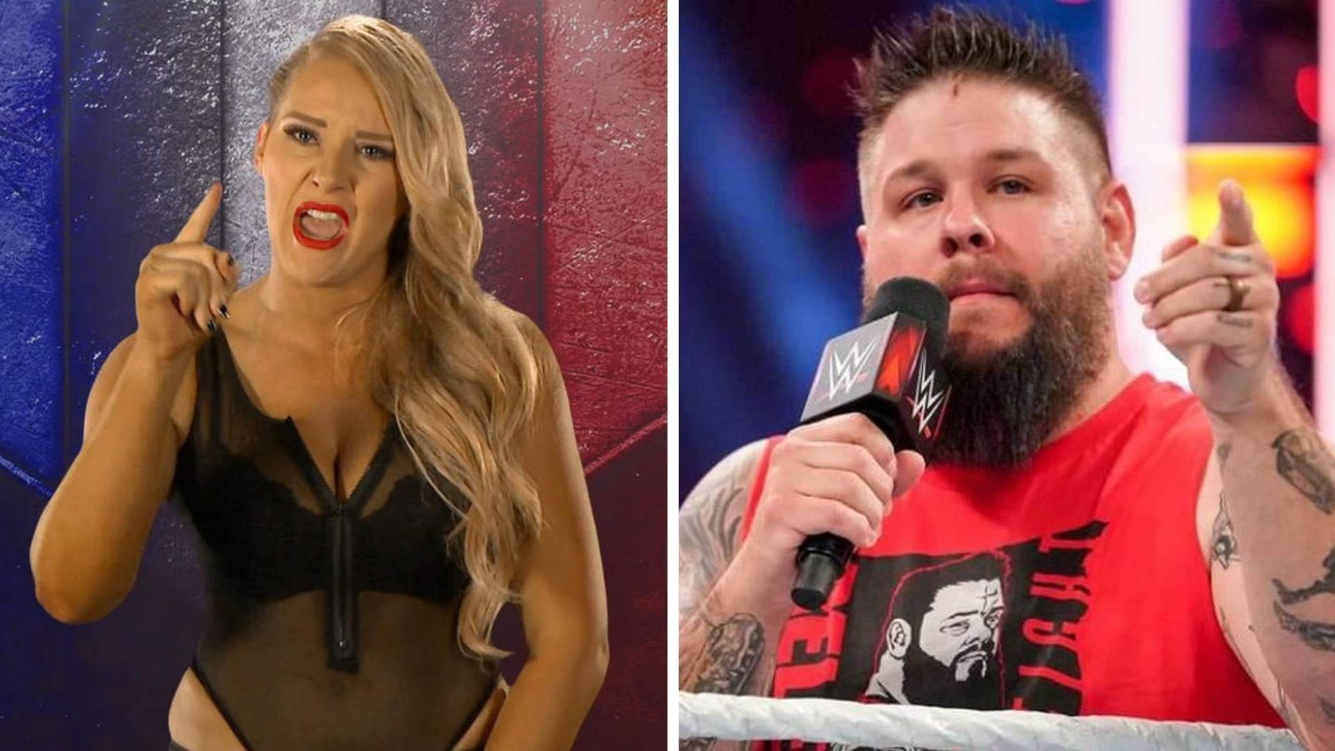 Lacey Evans and Kevin Owens have been on WWE TV that much as of late.