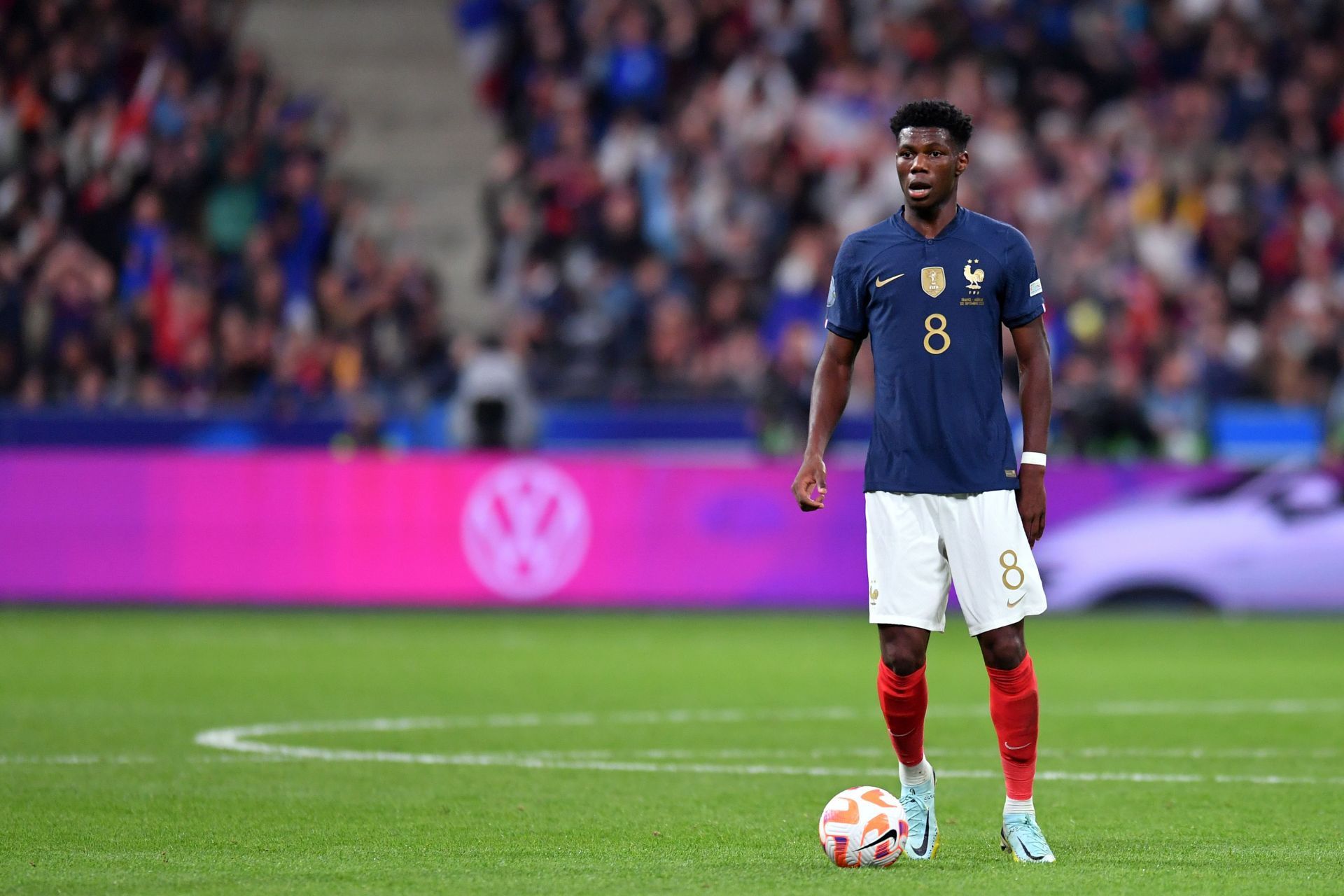 Aurelien Tchouameni will have a big role to play due to the high-profile absentees in France's midfield