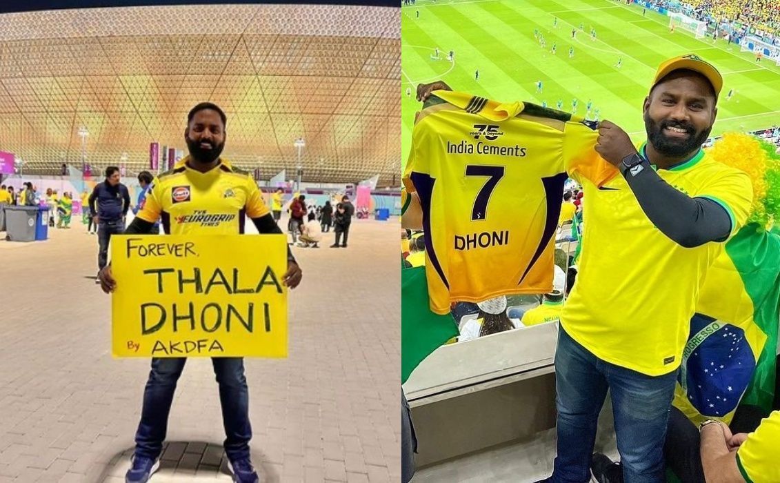 MS Dhoni, FIFA World Cup 2022