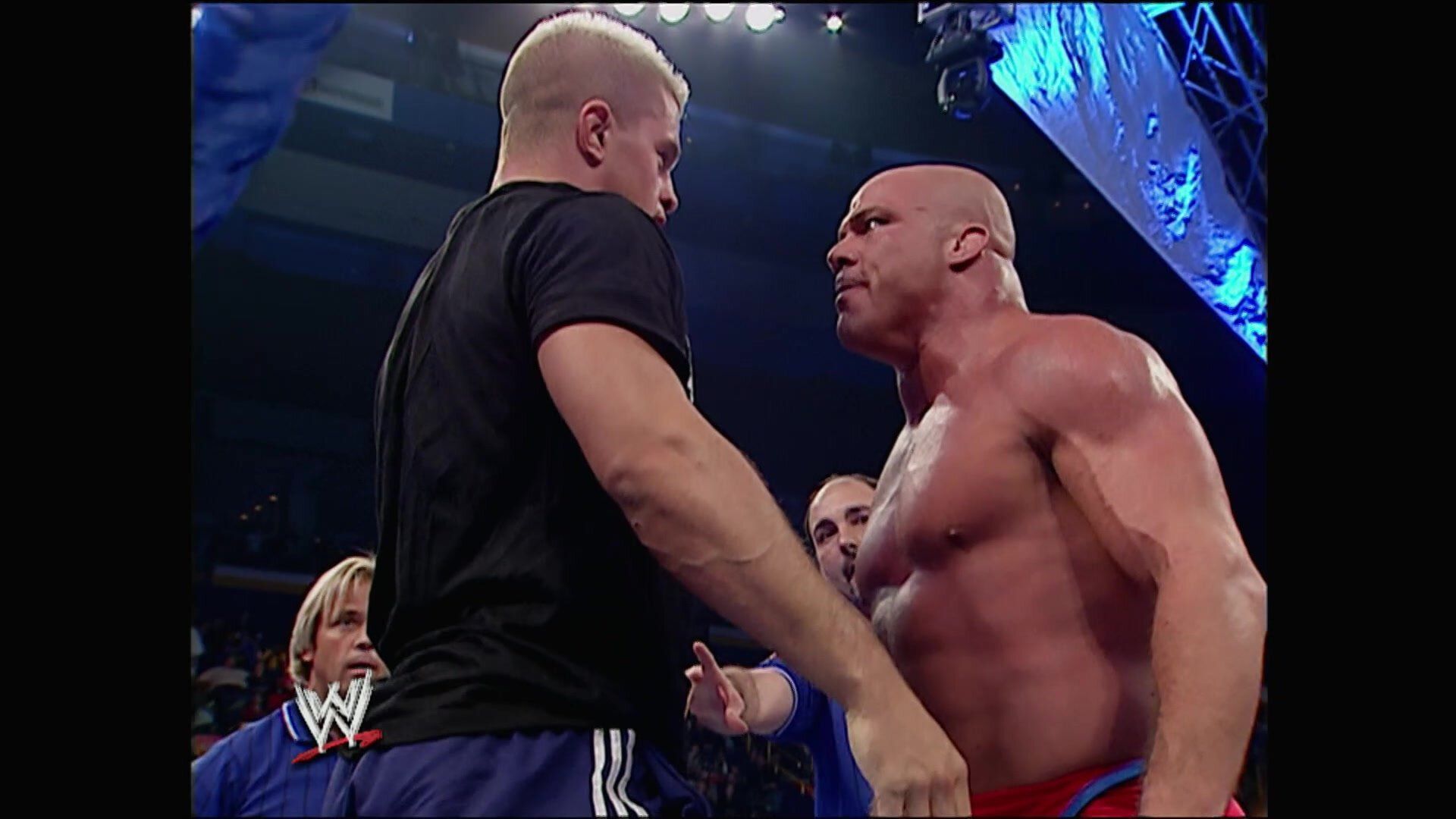 Daniel Puder and Kurt Angle