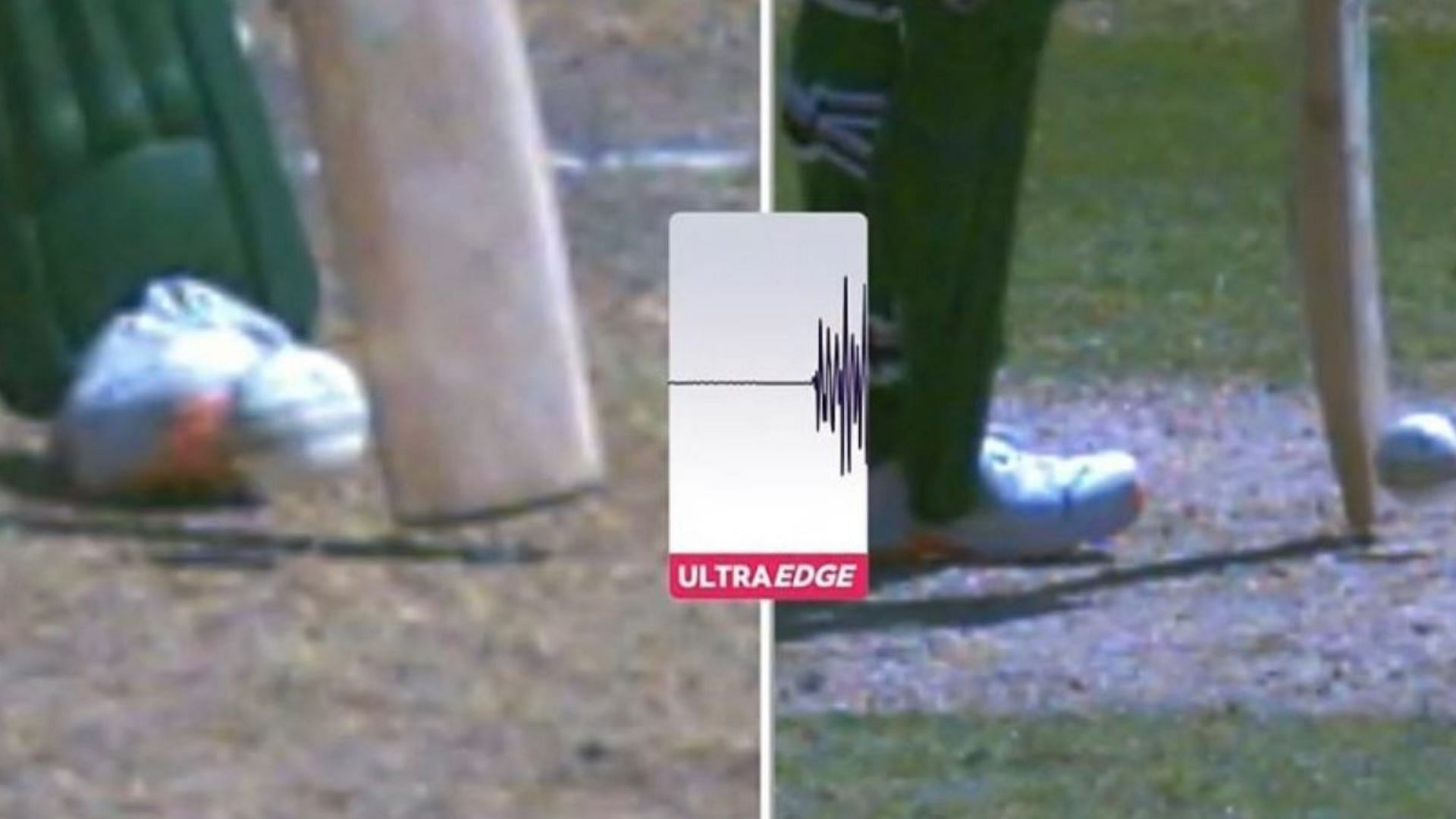 Did the bat hit the ball or the ground? The third umpire felt the latter.
