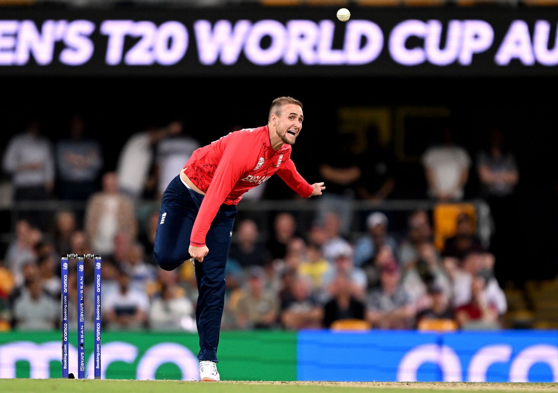 England&rsquo;s part-time spinner Liam Livingstone. Pic: Getty Images