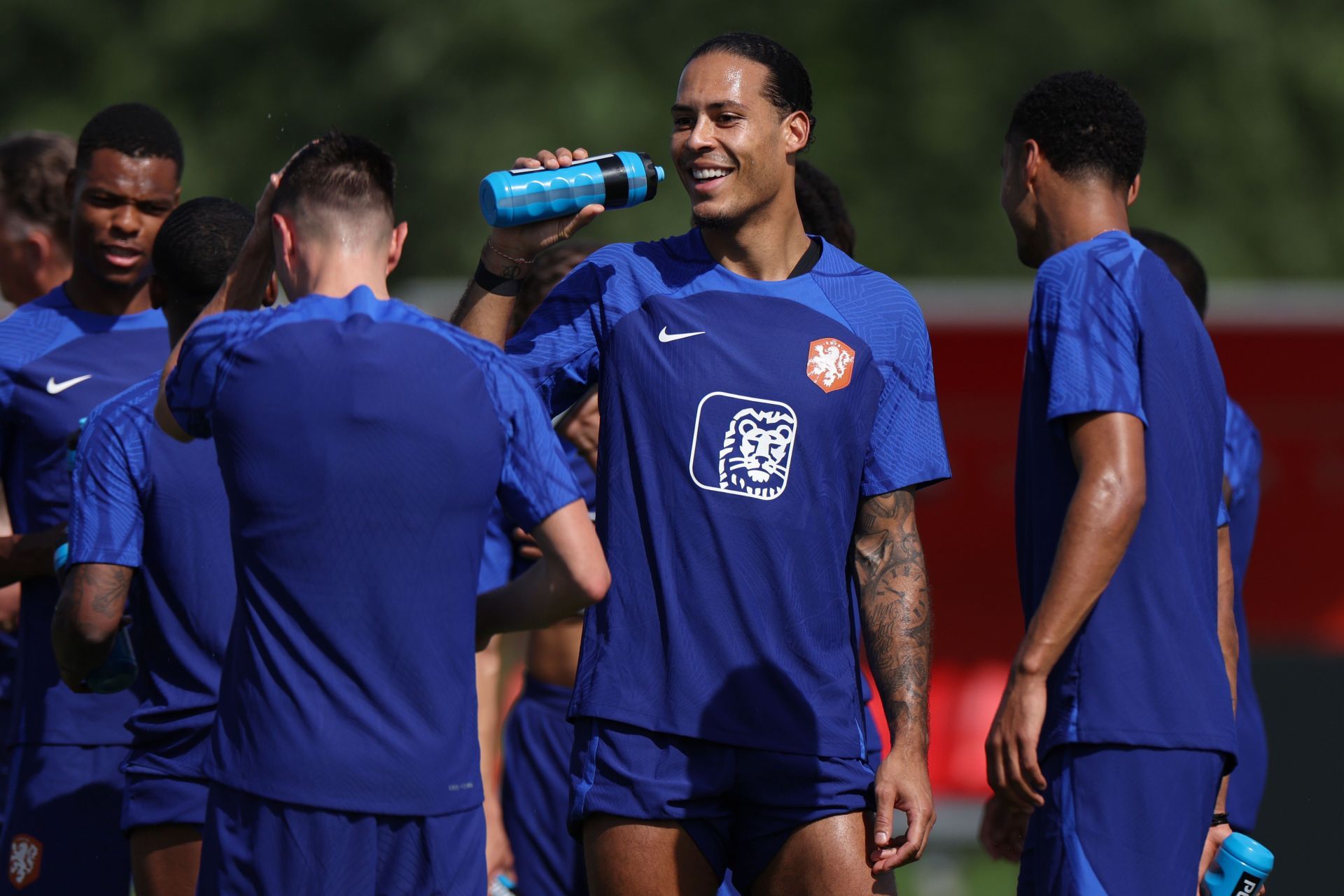 Liverpool defender Virgil van Dijk ahead of the FIFA World Cup 2022