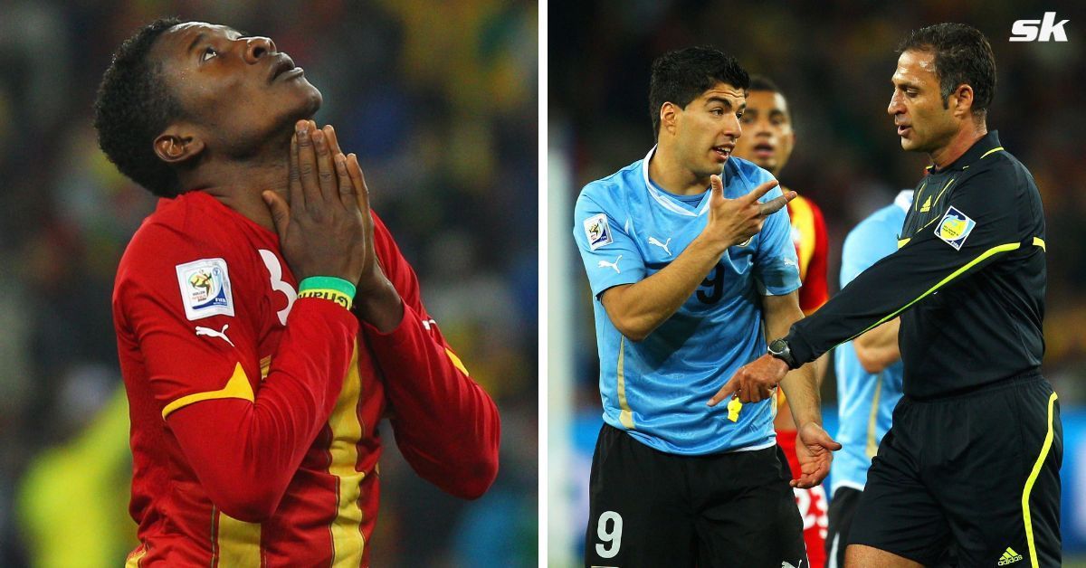 Asamoah Gyan reflects on Luis Suarez