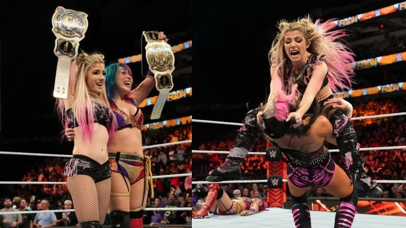 alexa bliss asuka new womens tag team champions