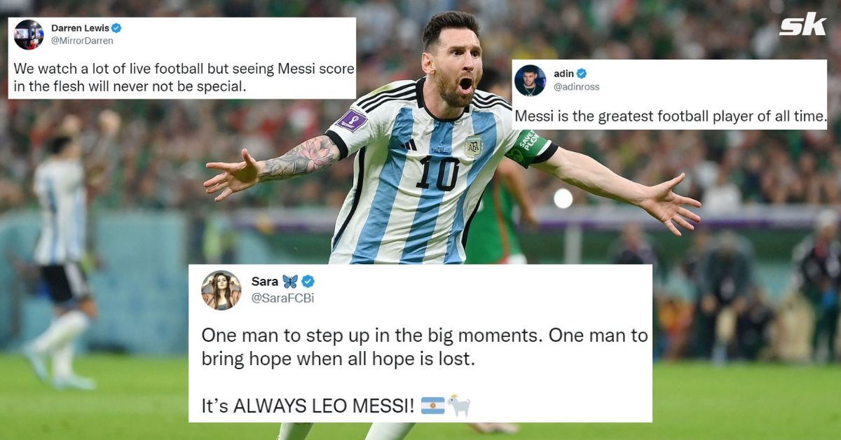 Twitter exploded as Lionel Messi helped Argentina secured crucial FIFA World Cup