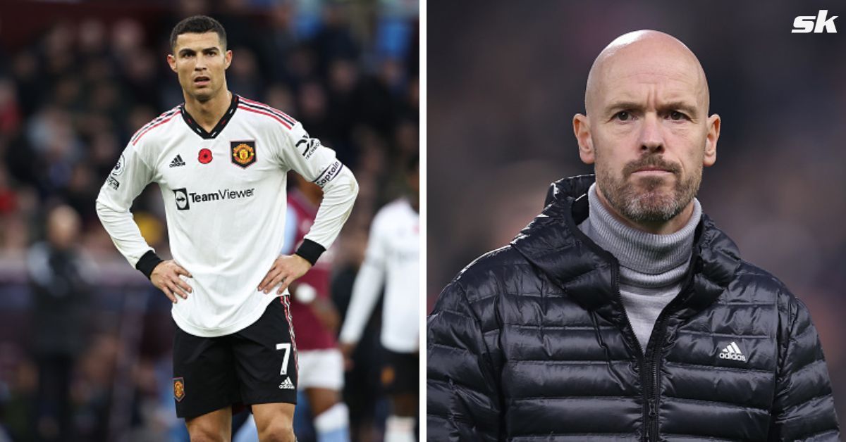 Cristiano Ronaldo and Erik ten Hag Manchester United