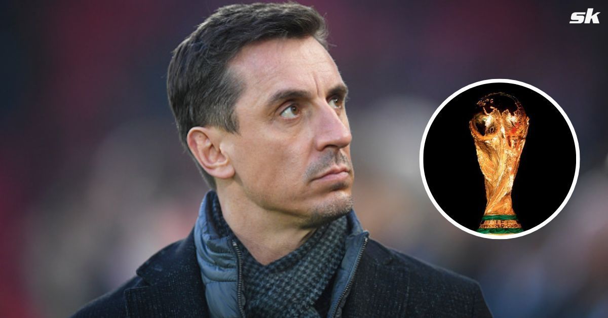 Gary Neville has tipped Brazil to win the 2022 FIFA World Cup final next month.