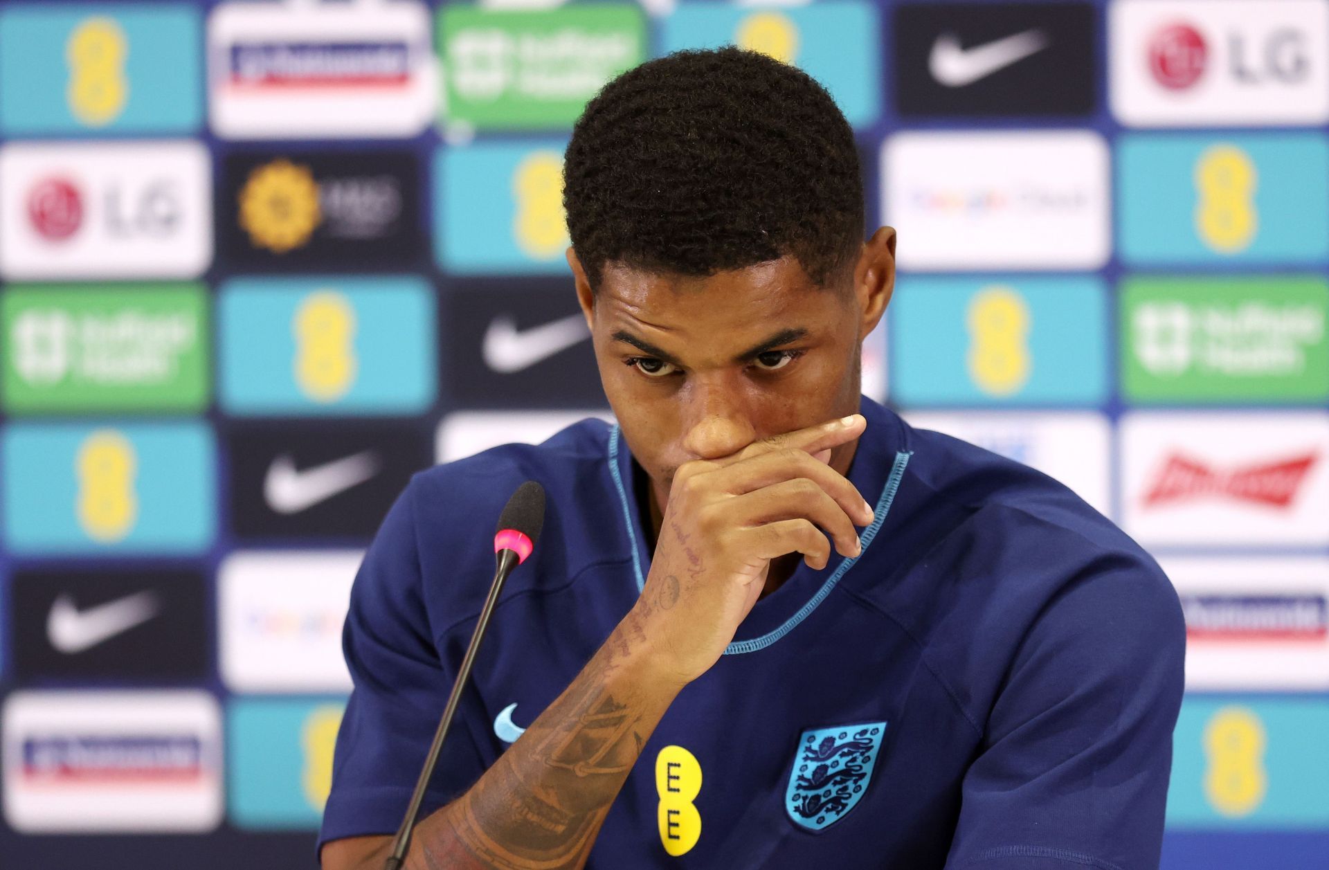 Rashford on the Three Lions being booed