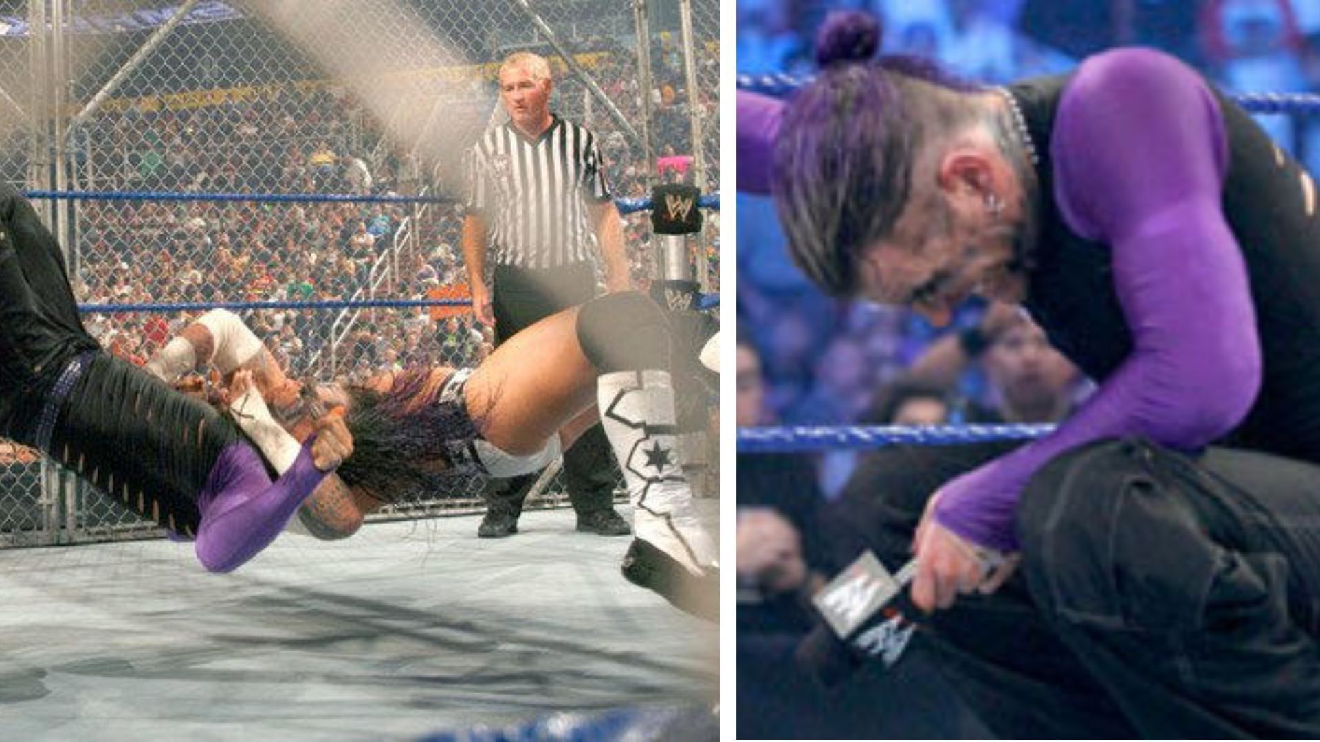 Jeff Hardy' 2009 in a Steel Cage match against CM Punk.