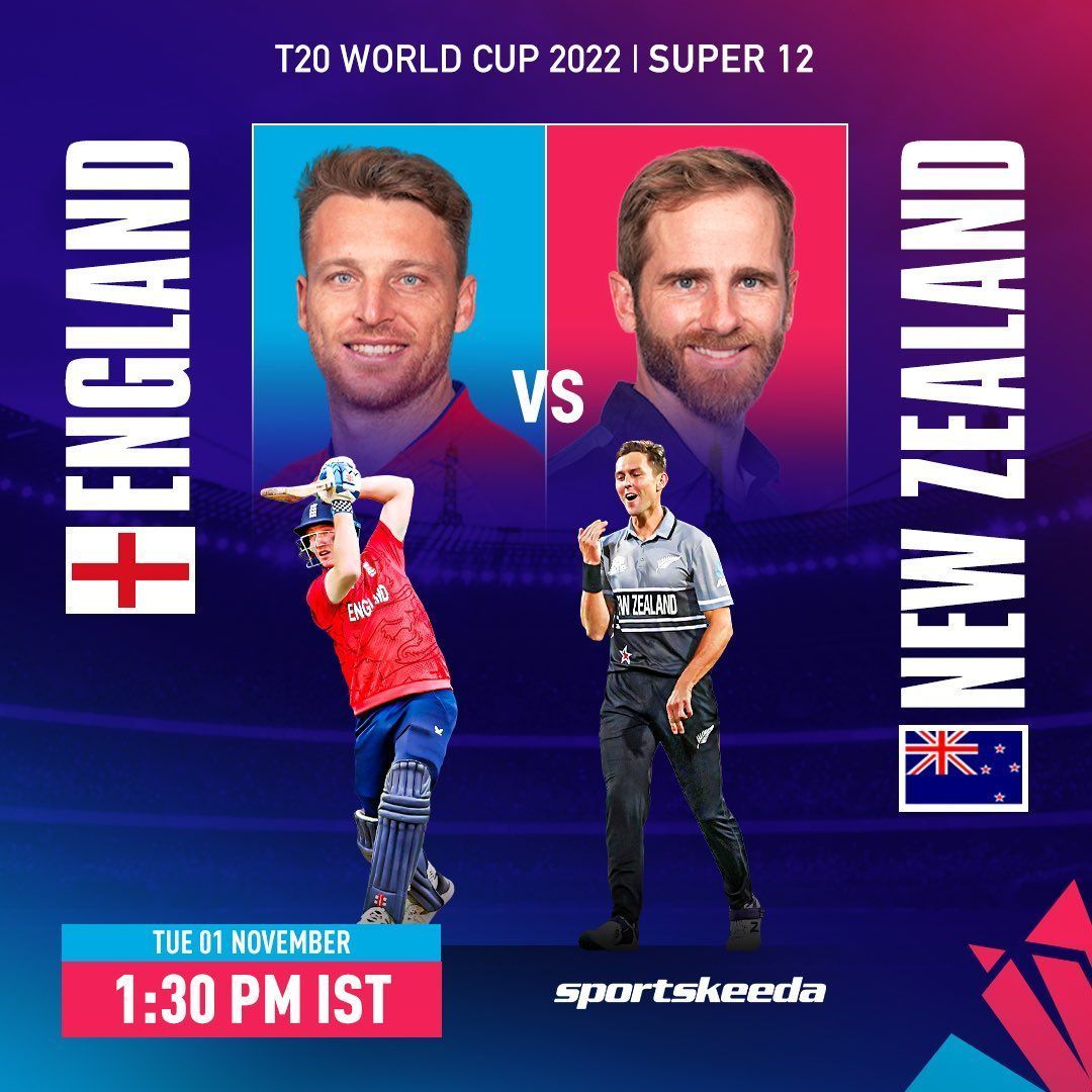 New Zealand are set to lock horns with England in Match 33 of the T20 World Cup 2022 [Pic Credit: Sportskeeda]