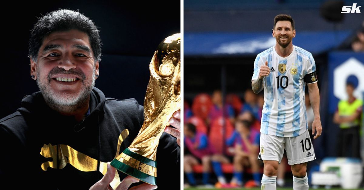 Messi has the chance to break two Diego Maradona records at the FIFA World Cup