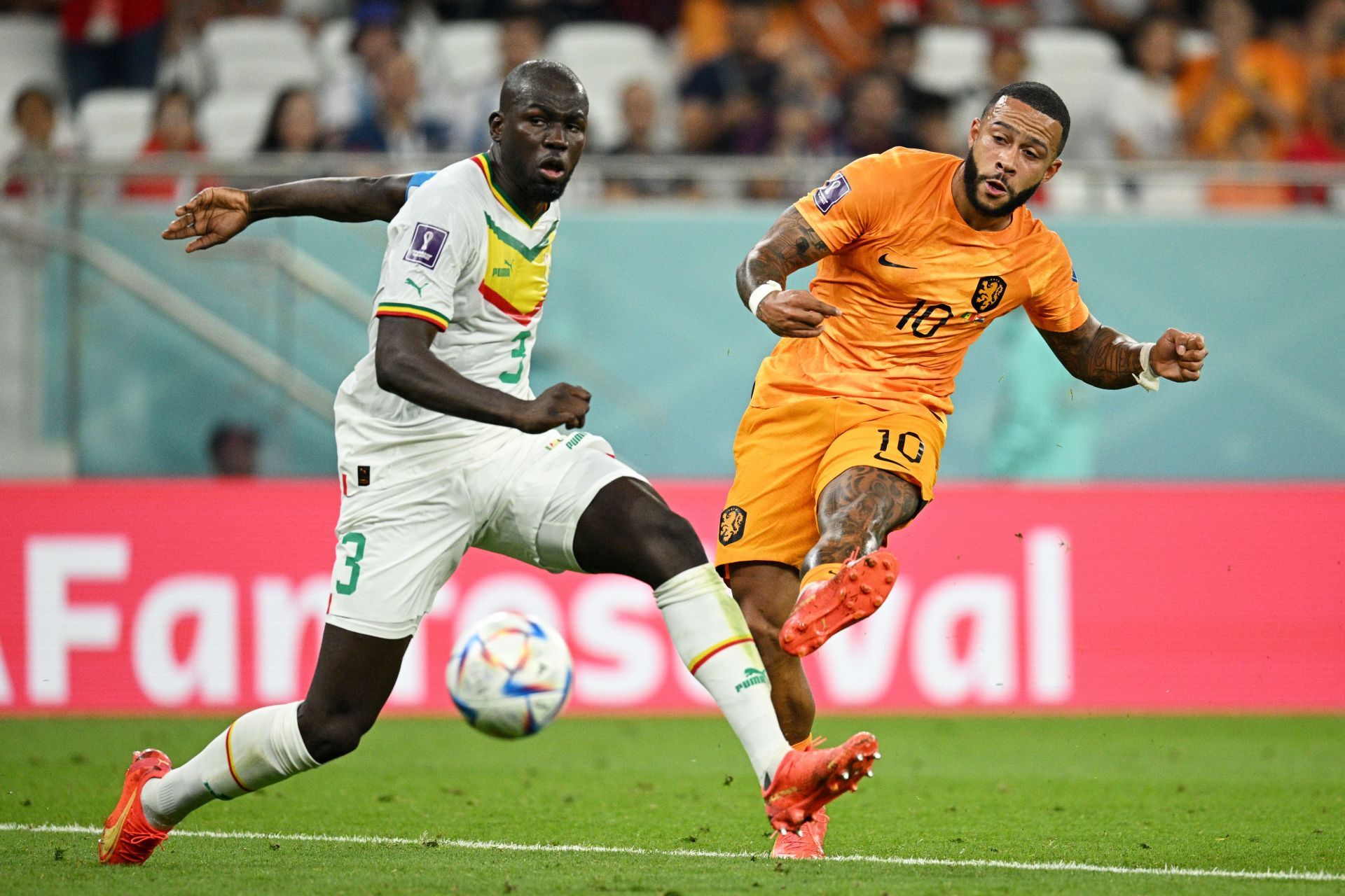 Koulibaly against Netherlands: Group A - FIFA World Cup Qatar 2022