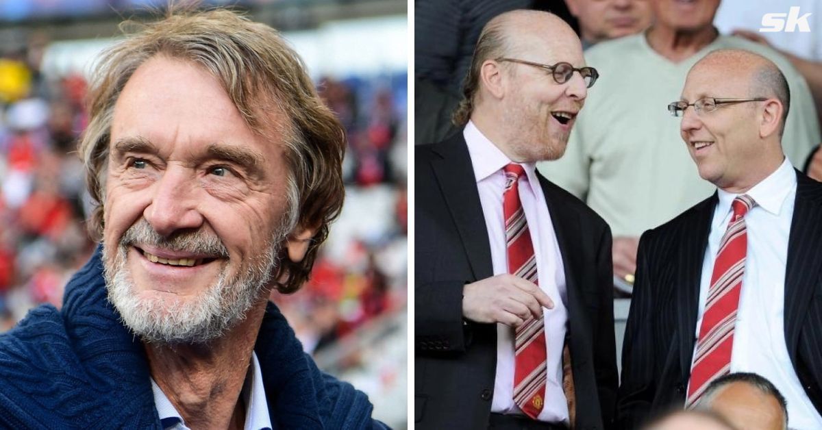 Sir Jim Ratcliffe (left) and the Glazers (right)