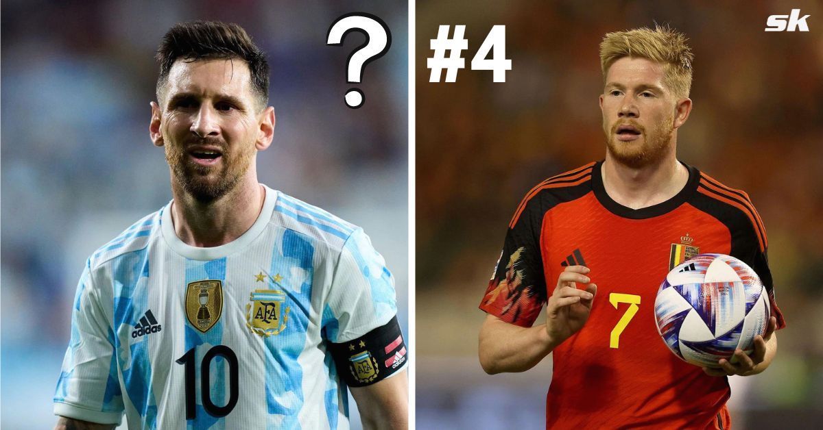 Lionel Messi and Kevin De Bruyne are two of the world