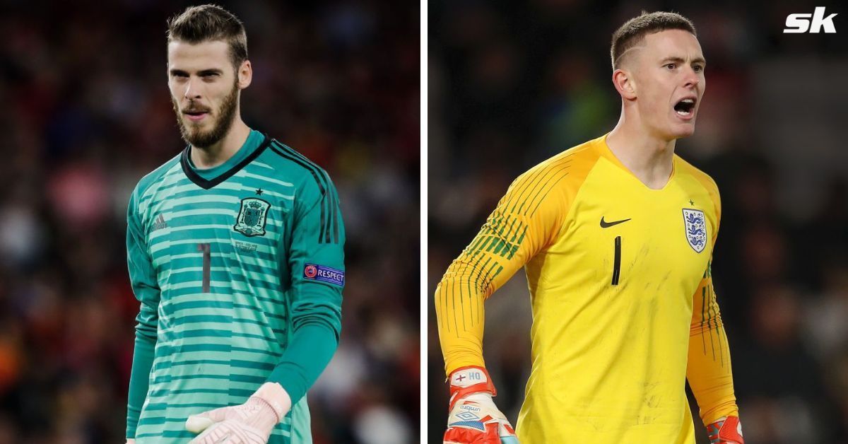 David de Gea (left) and Dean Henderson (right)