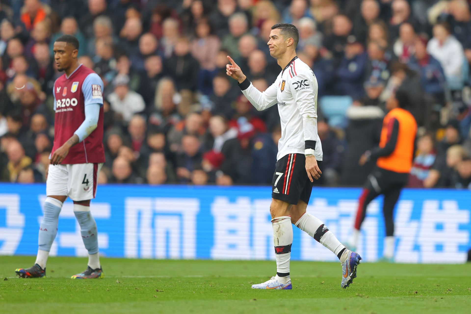 Aston Villa v Manchester United - Premier League: Cristiano Ronaldo