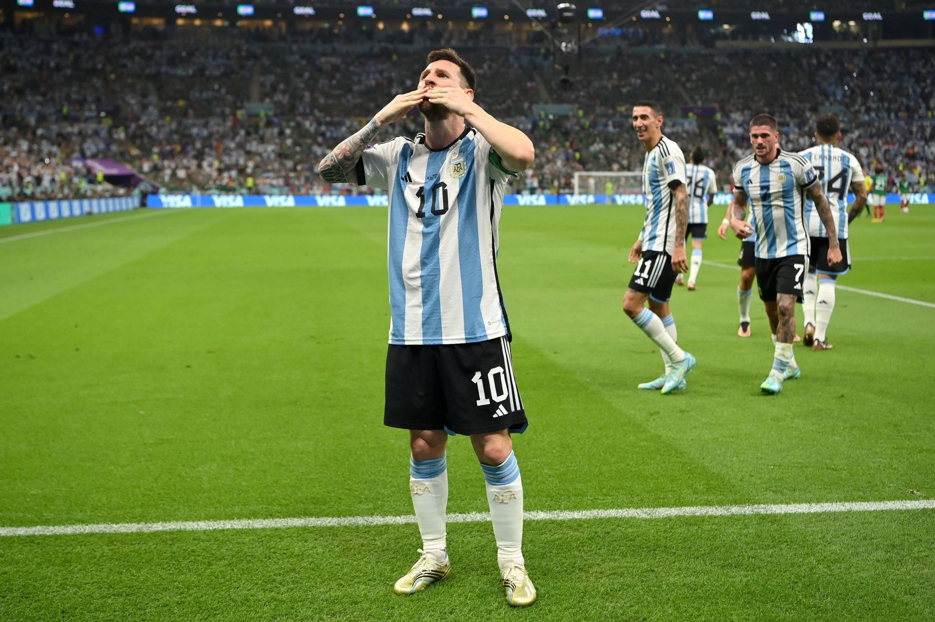 Argentina v Mexico: Group C - FIFA World Cup Qatar 2022: Lionel Messi