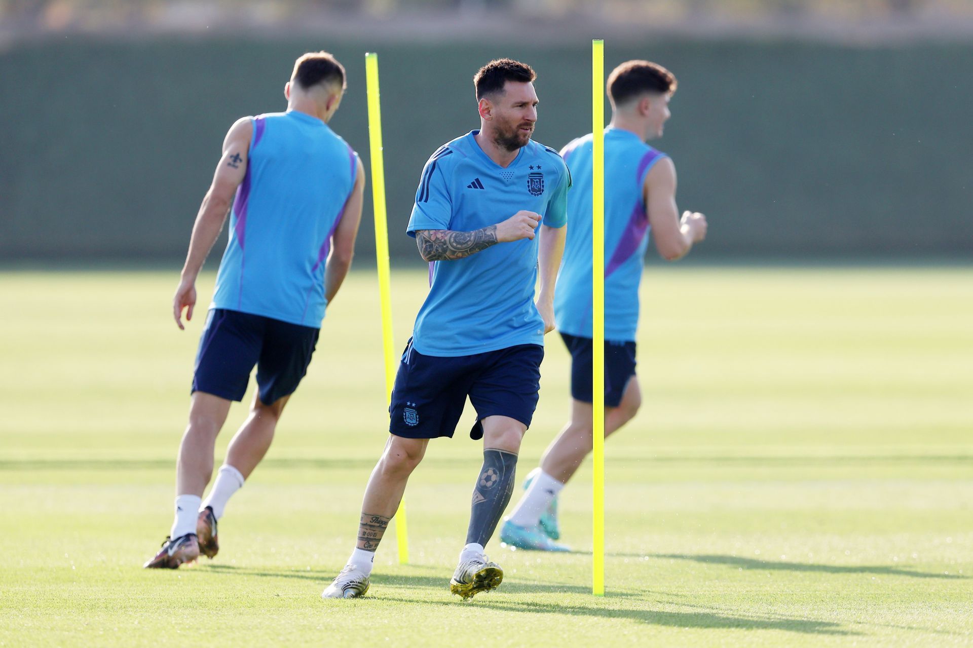 Argentina Training Session - 2022 FIFA World Cup Qatar: Lionel Messi
