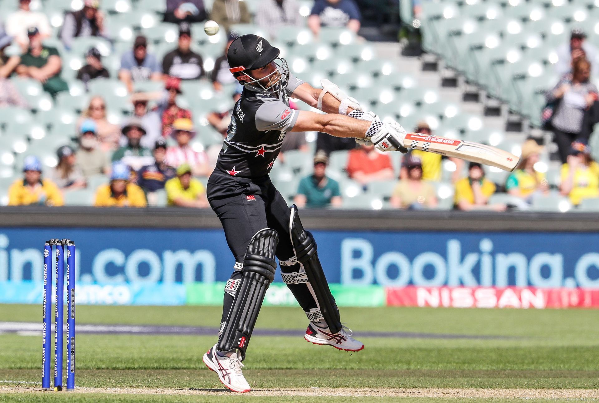 Kane Williamson tends to get his eye in before playing the big shots.