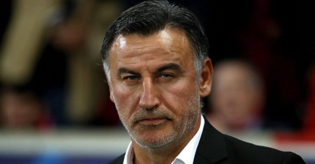 Paris Saint-Germain manager Christophe Galtier.